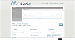 Desktop Screenshot of metod.si