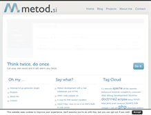 Tablet Screenshot of metod.si